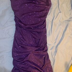 Purple Glitter Dress